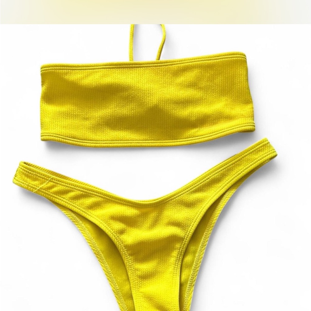 Zaful Yellow Bikini Set